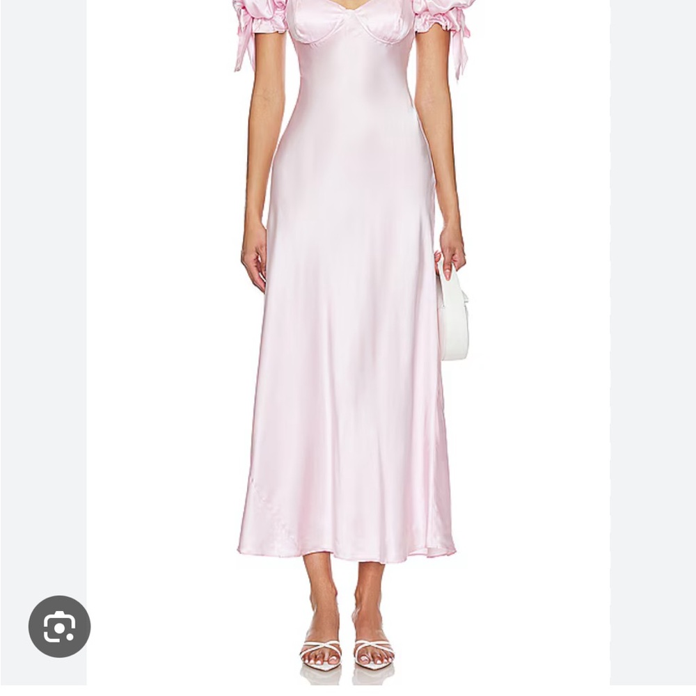 ISO Selkie Pink Midi Dress